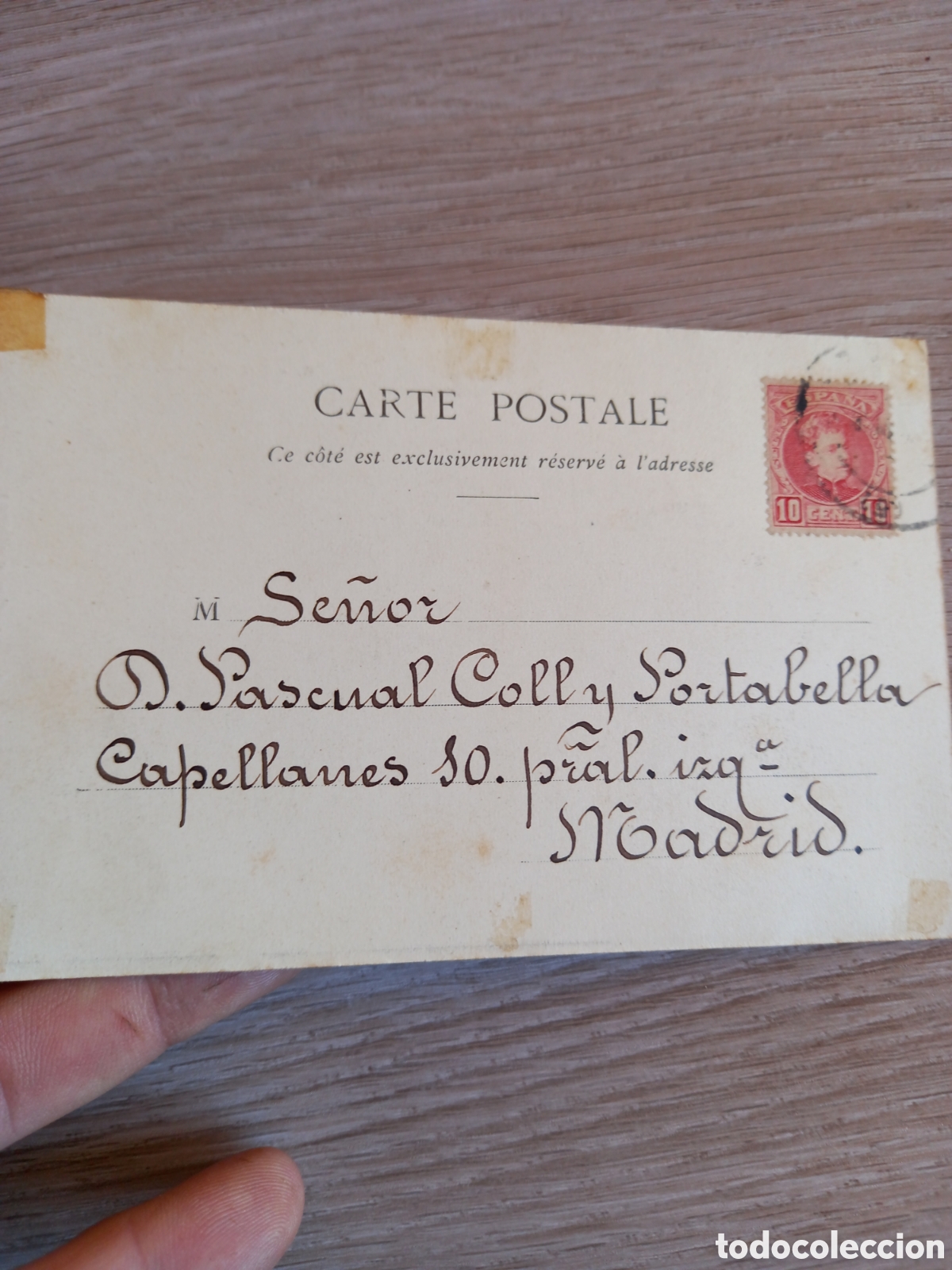 Postales: BONITA Y ANTIGUA POSTAL 1902 - Foto 9