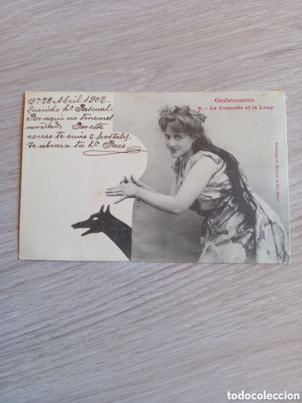 Postales: BONITA Y ANTIGUA POSTAL 1902 - Foto 10