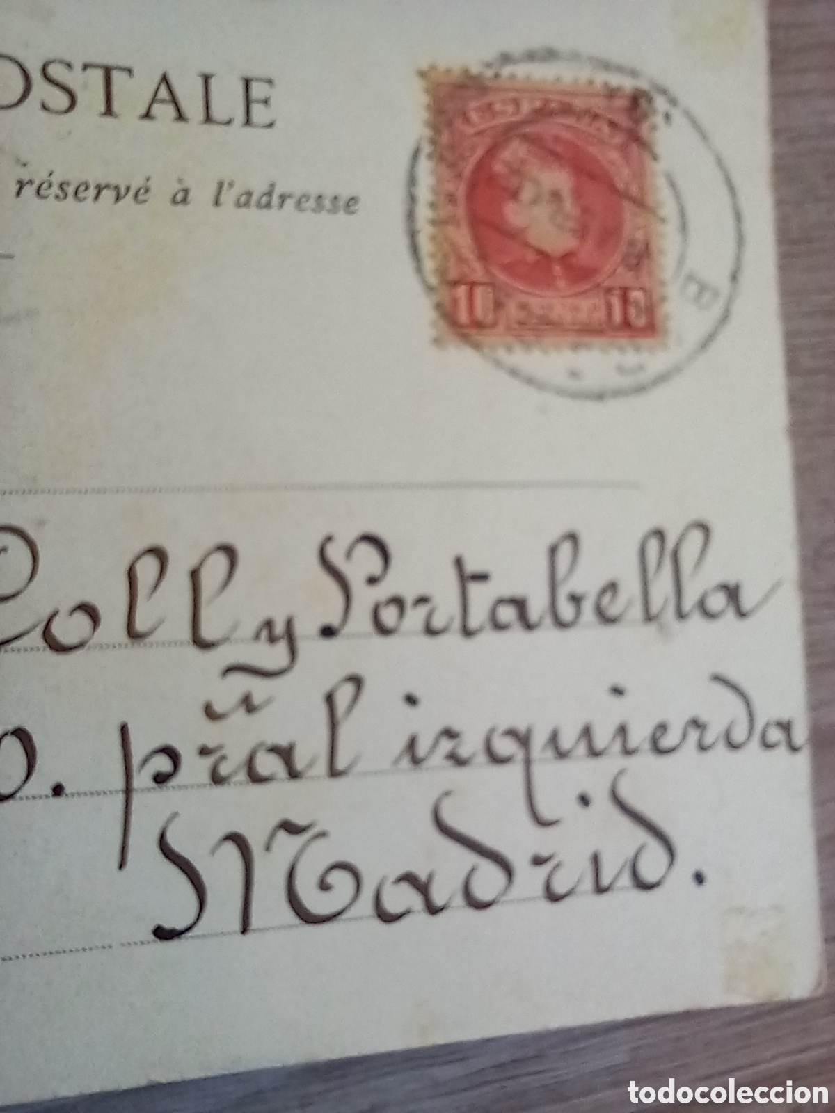 Postales: BONITA Y ANTIGUA POSTAL 1902 - Foto 5