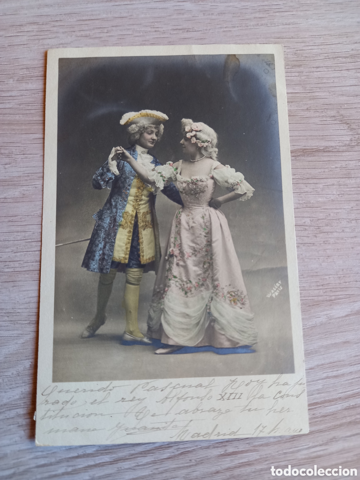 Postales: ANTIGUA POSTAL PAREJA DE EPOCA DE LA BURGUESIA