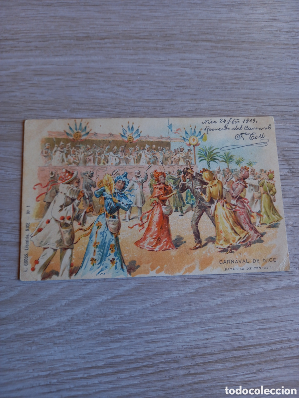 Postales: ANTIGUA POSTAL CARNAVAL 1903