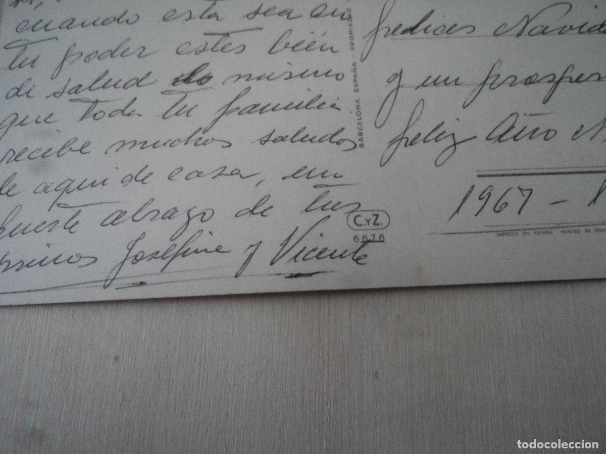 Postales: rosas, c y z 6676, circulada 1967 - Foto 2