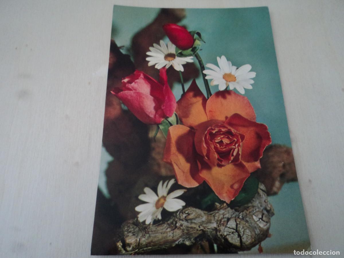 Postales: rosas, c y z 7108, circulada, 1971 - Foto 1