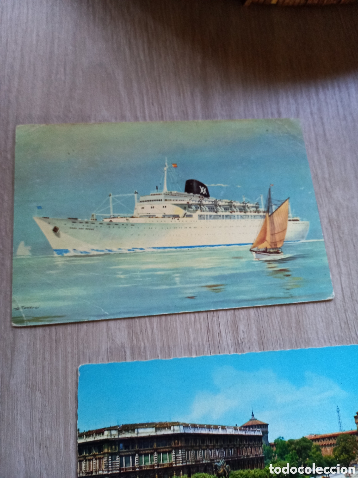 Postales: ANTIGUAS POSTALES BARCOS AVIONES AUTOBUSES ETC - Foto 23