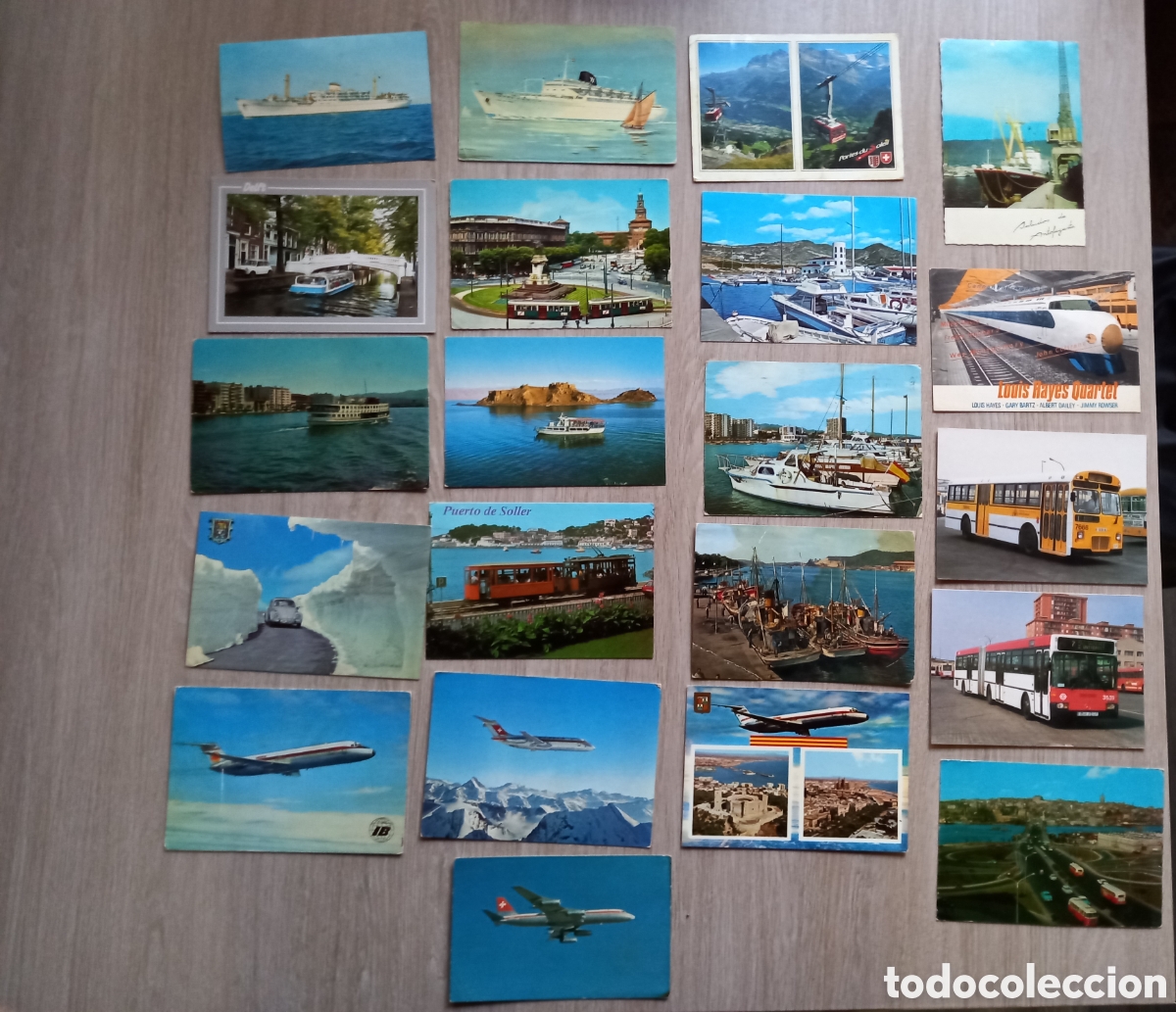 Postales: ANTIGUAS POSTALES BARCOS AVIONES AUTOBUSES ETC - Foto 1