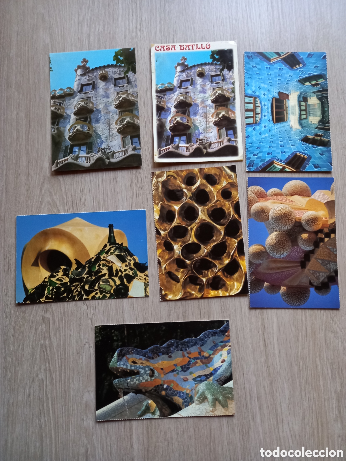 Postales: ANTIGUAS POSTALES GAUDI - Foto 8