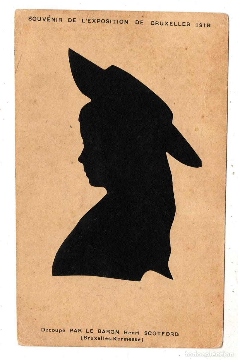 Postais: SOUVENIR SILHOUETTE. D&Eacute;COUPE PAR LE BARON HENRI SCOTFORD
