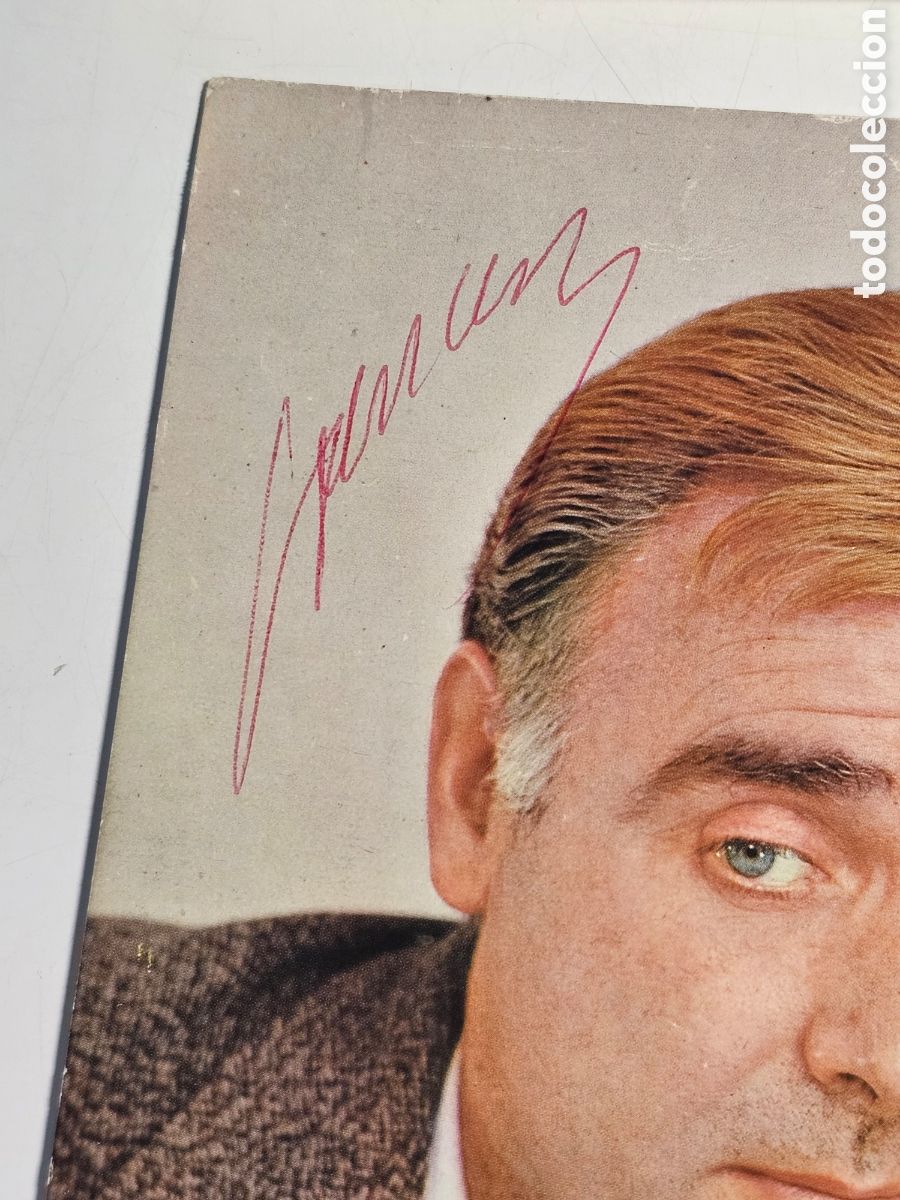 Postales: Postal Discos Vergara de &eacute;xitos de Joan Capri , firmada - Foto 3