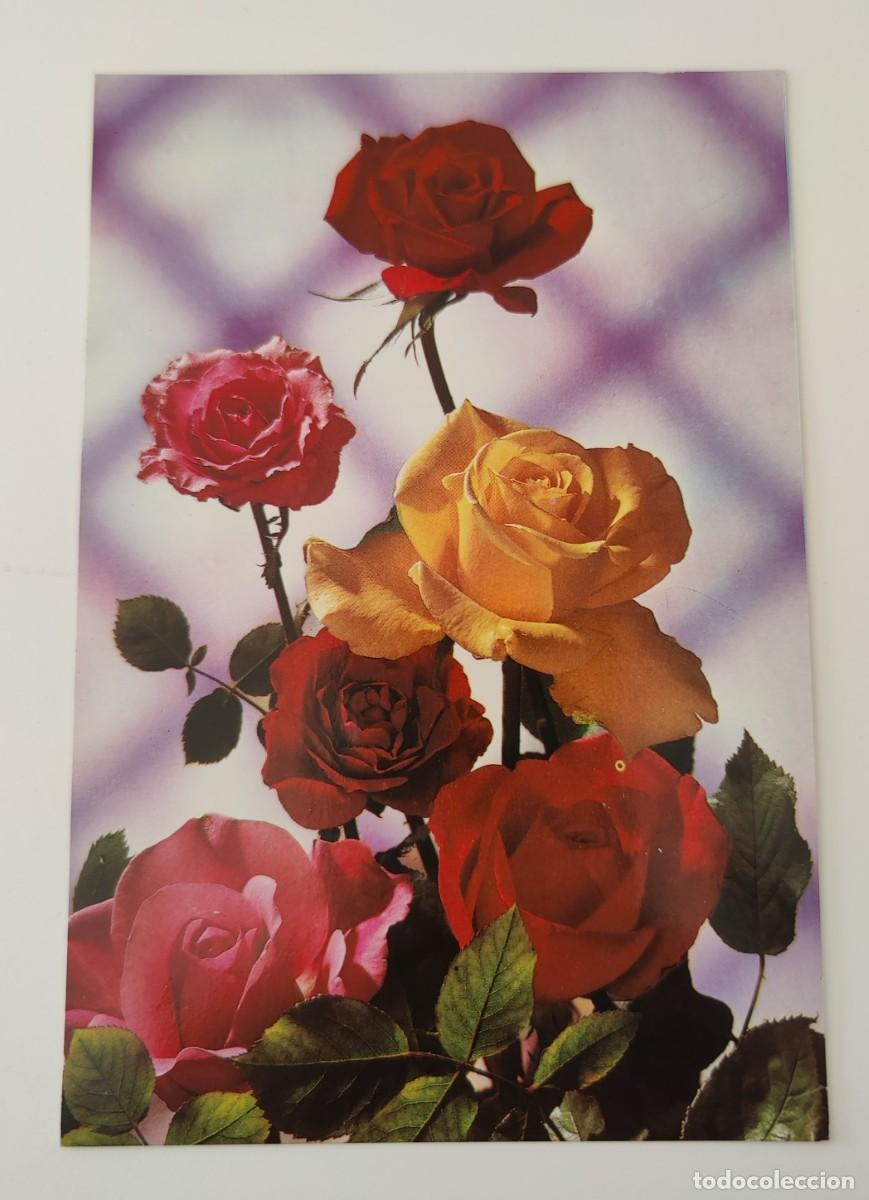 Postales: Postal Floral Rosas - Foto 5