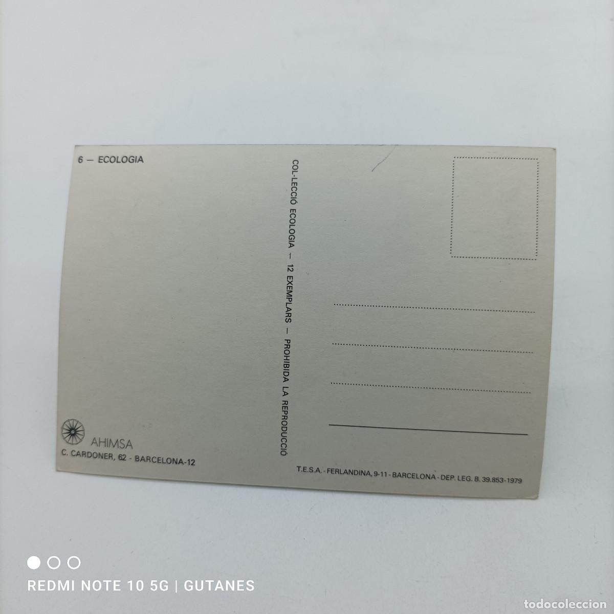 Postales: POSTAL- COLECCION ECOLOGIA N.6 - Foto 2