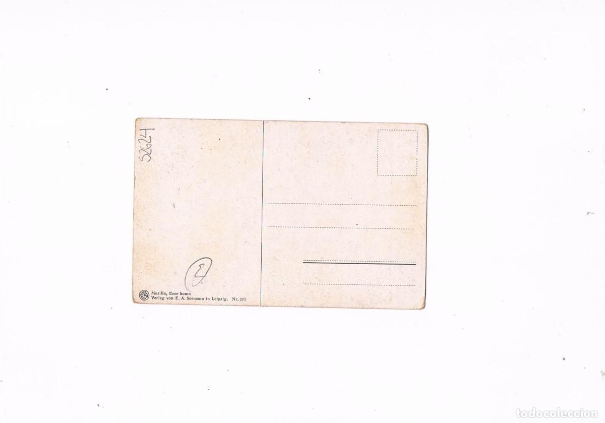 Postales: Postal antigua Murillo Ecce Homo sin circular - Foto 2