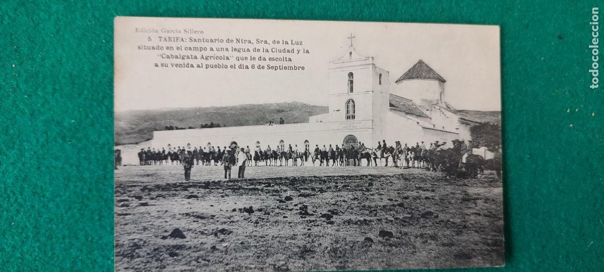 Postales: RARA postal antigua militar Tarifa - Foto 1