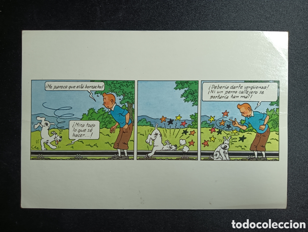 Postales: Postal Comic Promocional TINTIN - Juventud - Foto 1