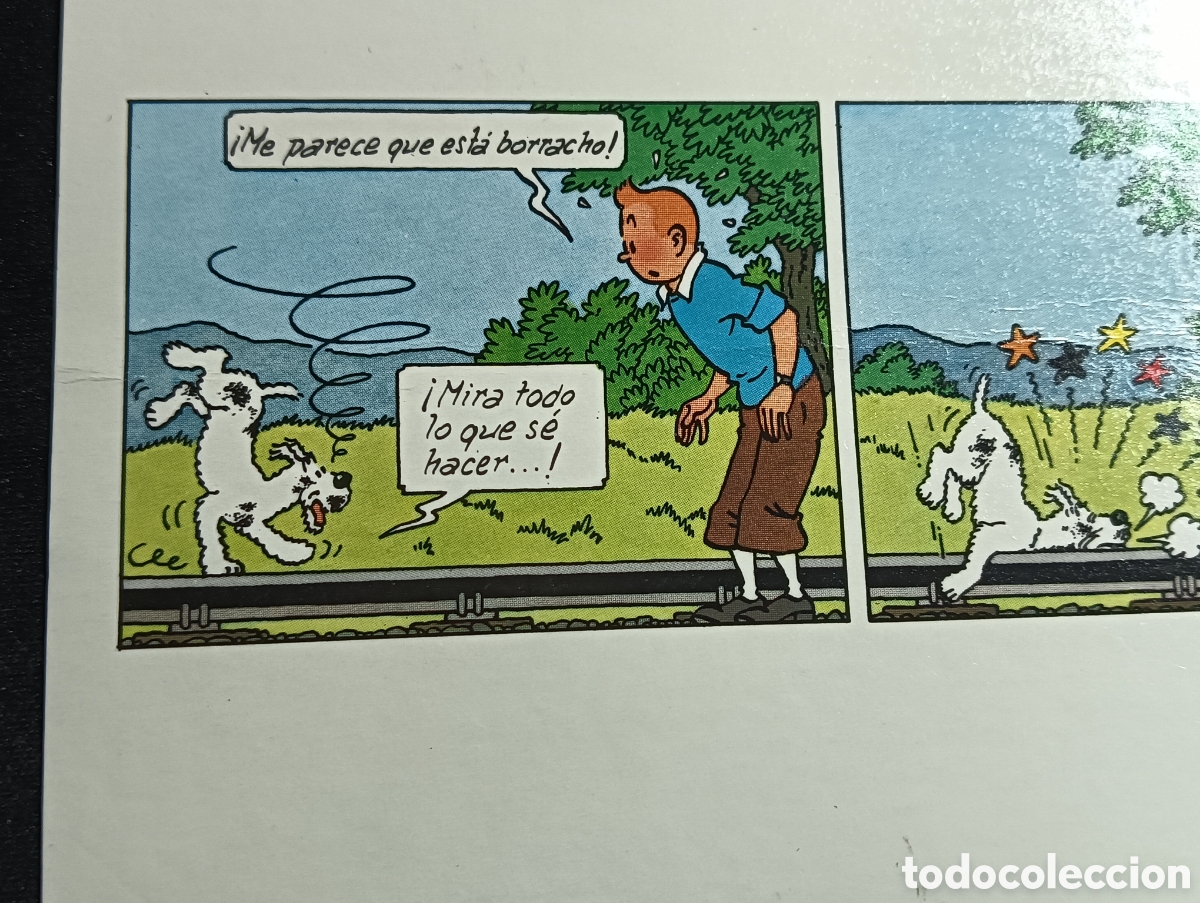 Postales: Postal Comic Promocional TINTIN - Juventud - Foto 5