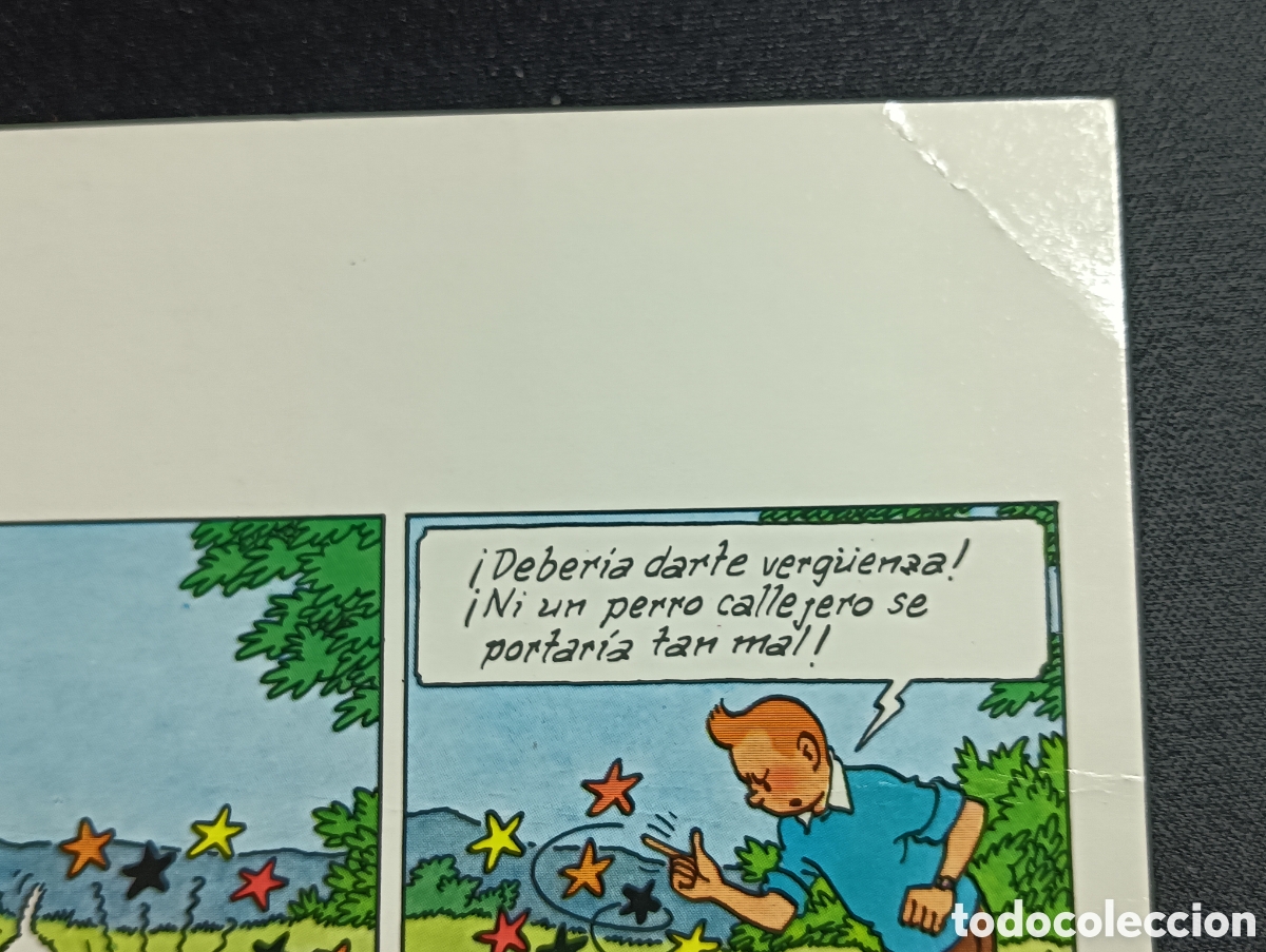 Postales: Postal Comic Promocional TINTIN - Juventud - Foto 3