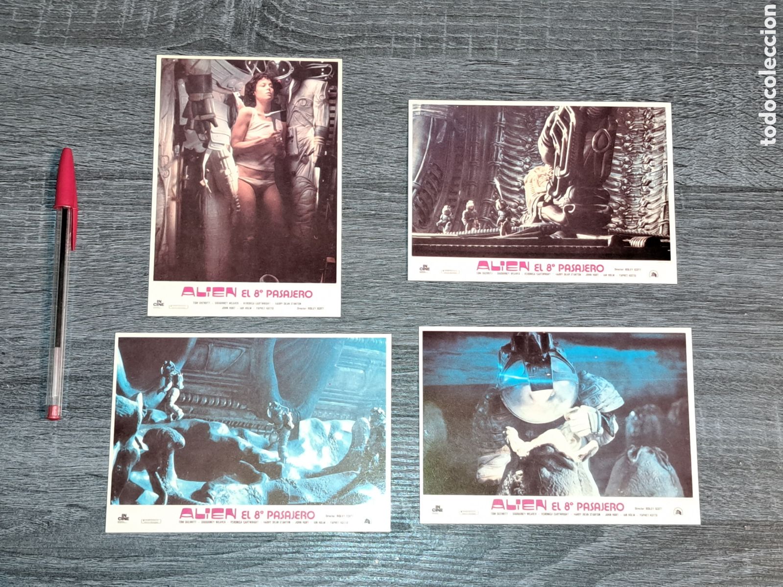 Postales: LOTE 4 POSTALES TERROR ALIEN EL OCTAVO PASAJERO