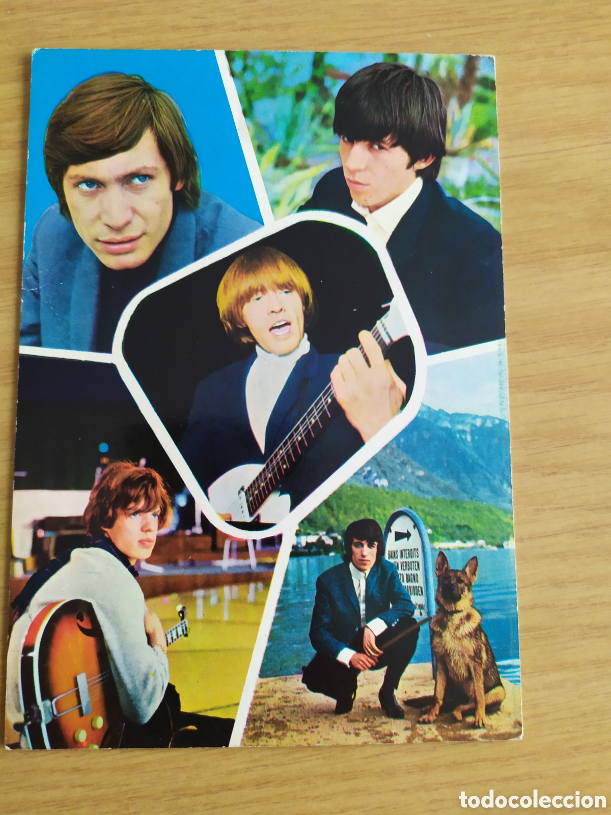 Postales: Vieja postal de los Rolling Stones.