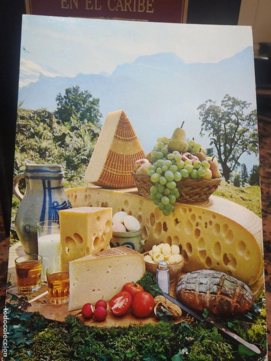 Postales: SWITZERLAND - EL AUTENTICO QUESO SUIZO - Foto 1