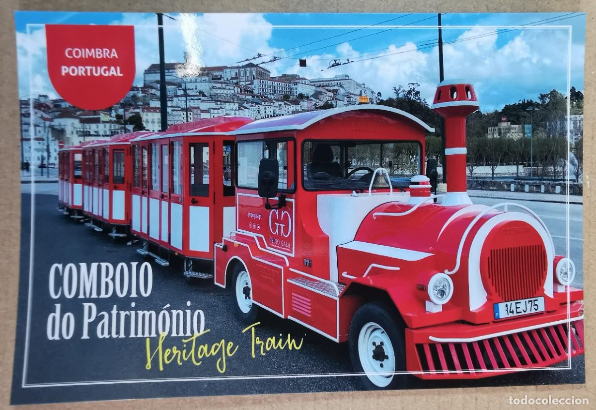 Postcards: TARJETA POSTAL POSTALES PUBLICIDAD COIMBRA PORTUGAL COMBOIO DO PATRIMONIO