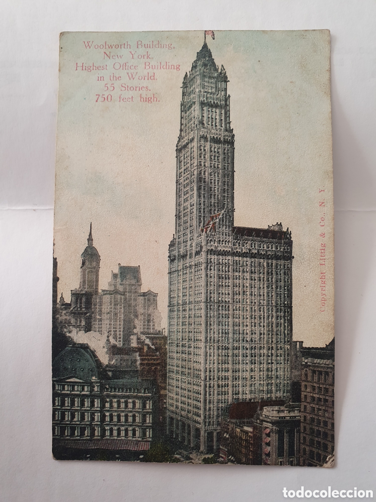 Postales: Postal Woolworth Building. NY. (L2) - Foto 1