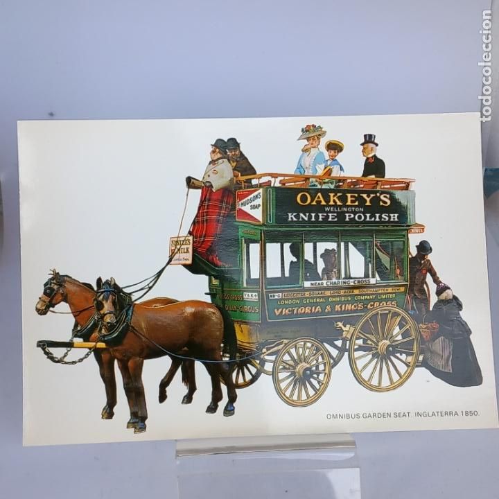 Postales: POSTAL OMNIBUS GARDEN SEAT INGLATERRA 1850