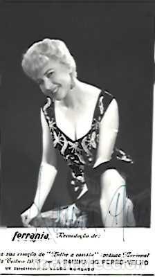 Postales: Portugal ** & Laurinda Alves, Autografiado, La Reina del Hierro, de Vasco Morgado 1958, Ed. Ferrania