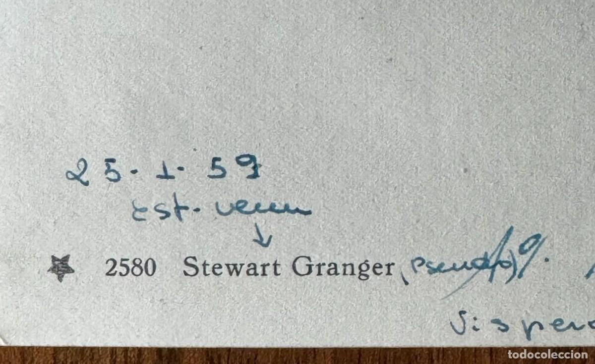 Postales: POSTAL STEWART GRANGER . A&Ntilde;OS 50 - Foto 3