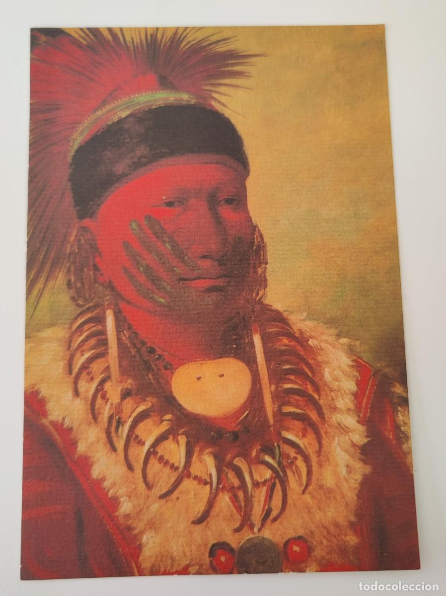 Postales: Postal Pintura de George Catlin - Foto 1