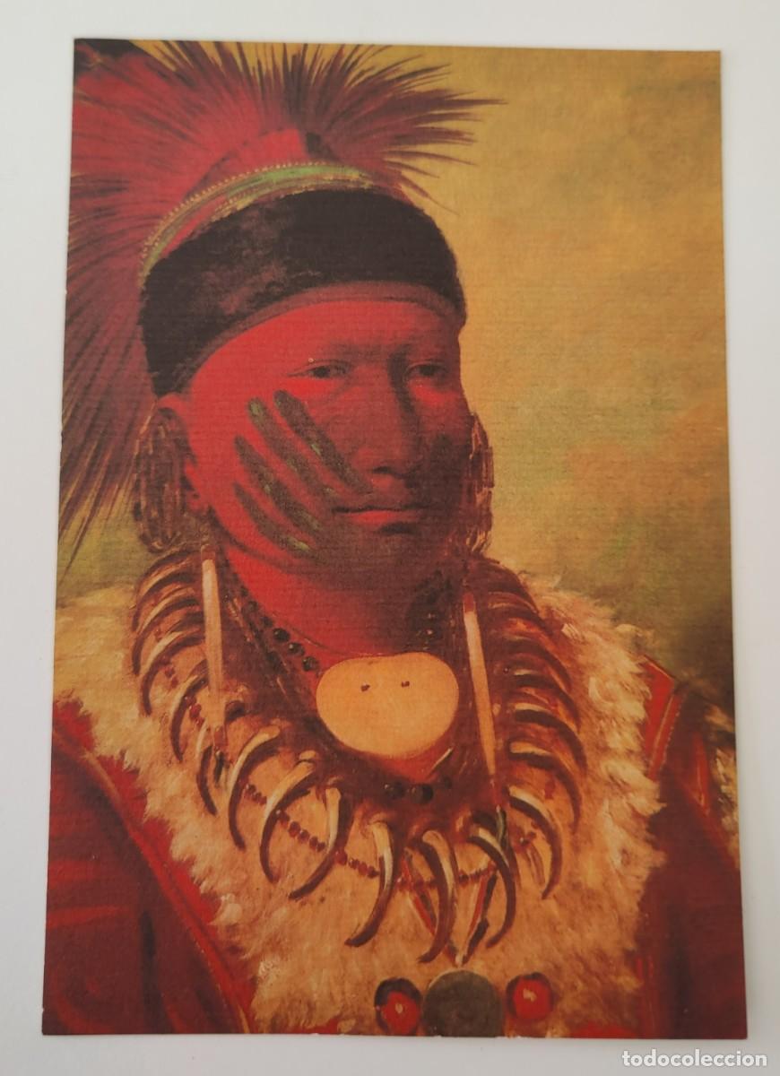 Postales: Postal Pintura de George Catlin - Foto 4