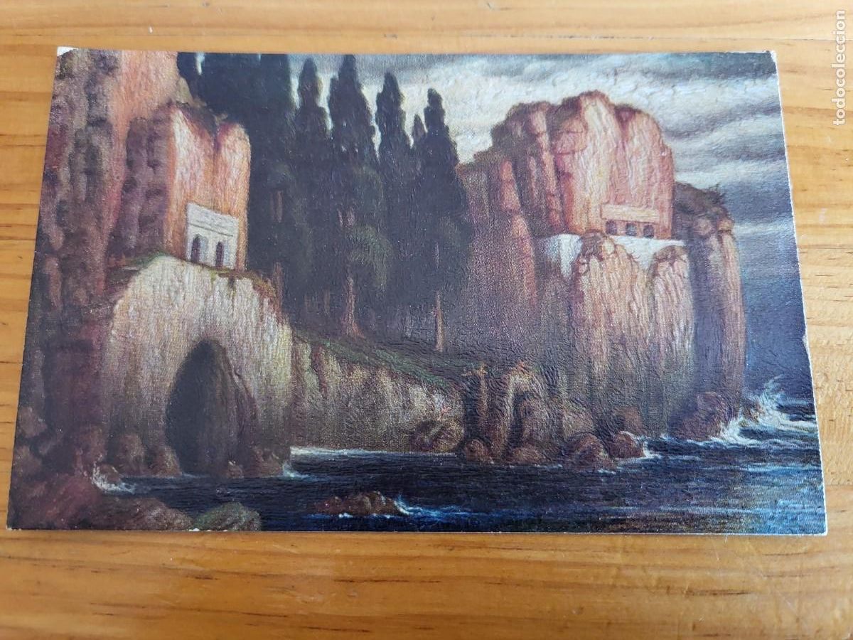 Postales: POSTAL LA ISLA DE LOS MUERTOS. ARNOLD B&Ouml;KLIN - Foto 1