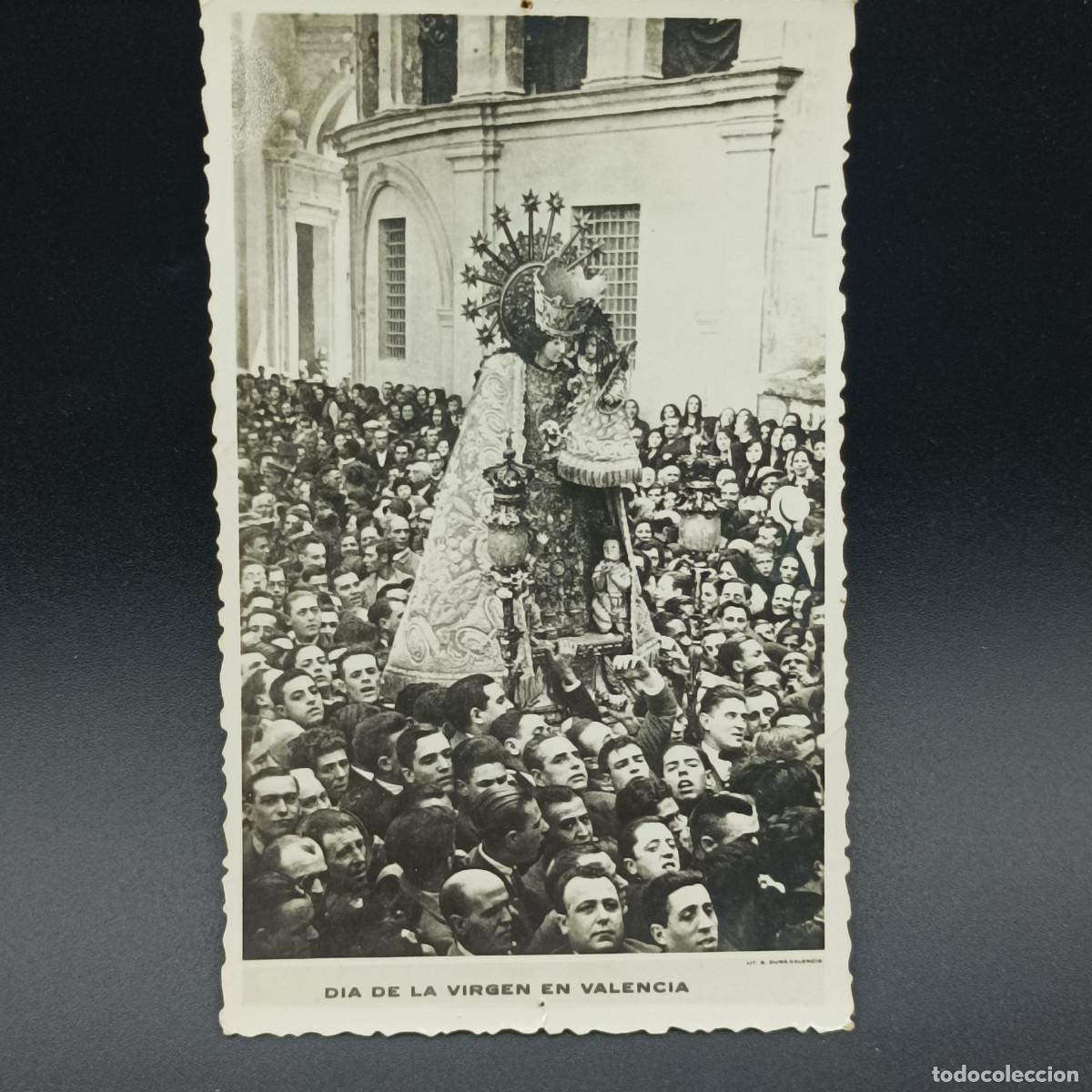 Postales: POSTAL DIA DE LA VIRGEN-VALENCIA - Foto 1