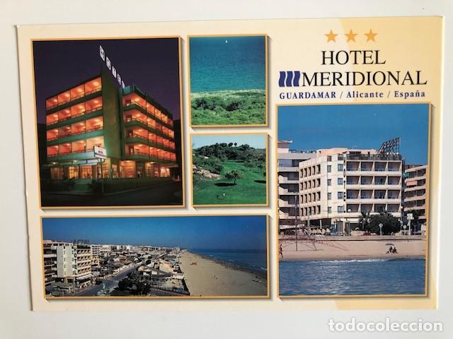 Cartes Postales: Postal Turismo Alicante-Guardamar (Hotel Meridional)