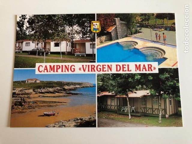 Postales: Postal Turismo Santander (Camping Virgen del Mar) - Foto 1