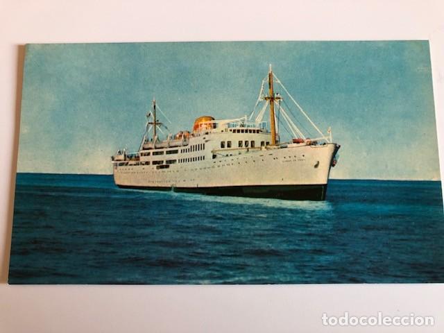 Postais: Postal Antigua Barco Ciudad de C&aacute;diz - Servicio de Lujo Barcelona-Canaria