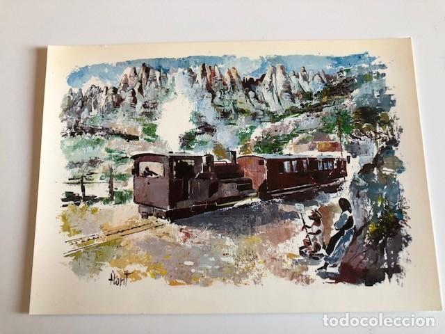 Postais: Postal Cremallera de Montserrat 1892-1957