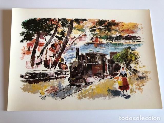 Postales: Postal Ferrocarril de Palma a S&oacute;ller 1912-1929 - Foto 1