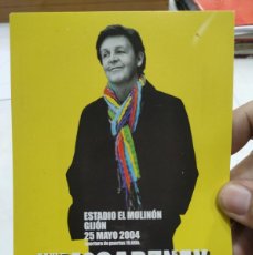 Postales: POSTAL PAUL MCCARTNEY ESTADIO EL MOLINON GIJON 2004 PELÍN MANCHADA