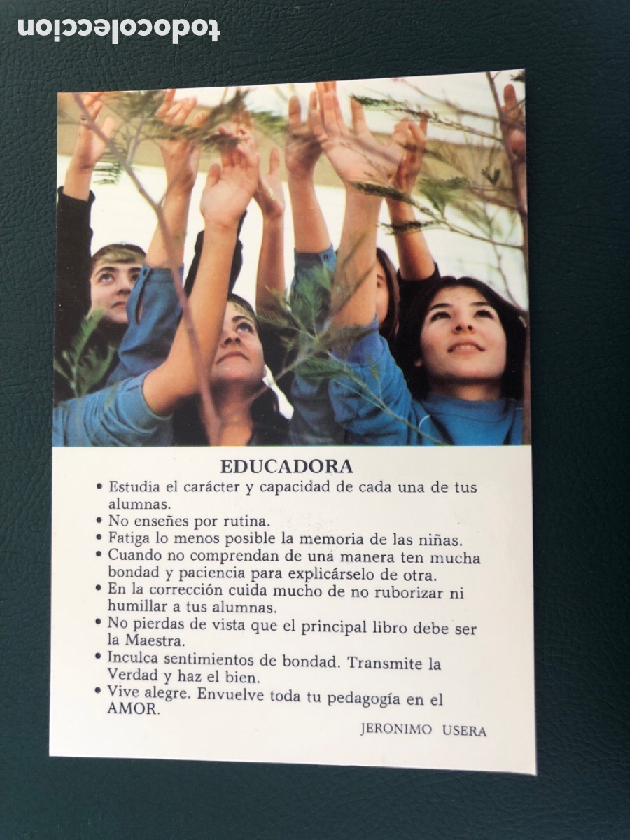 Postales: Postal 549. Educadora. Ed. AFA. Escrita. ASM - Foto 1