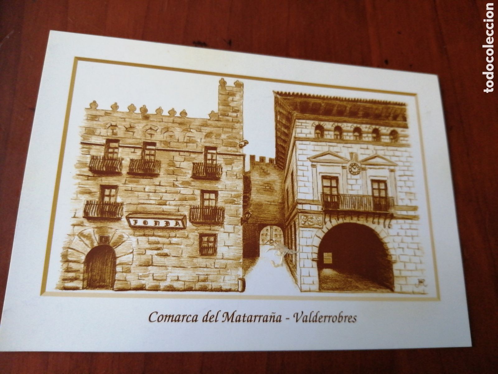 Postales: POSTALCOMARCA DEL MATARRA&Ntilde;A Teruel valderrobres - Foto 1