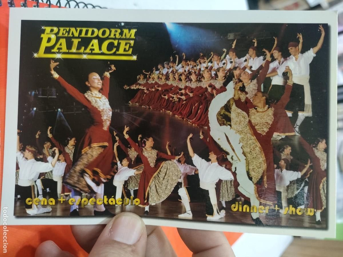 Postales: Postal Benidorm PALACE Cena Espect&aacute;culo DINNER-SHOW SC - Foto 1