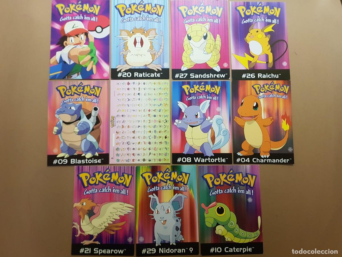Postales: LOTE: 11 POSTALES POK&Eacute;MON - N&ordm; 2 - MEDIDAS: 15CMX10,5CM CADA UNO