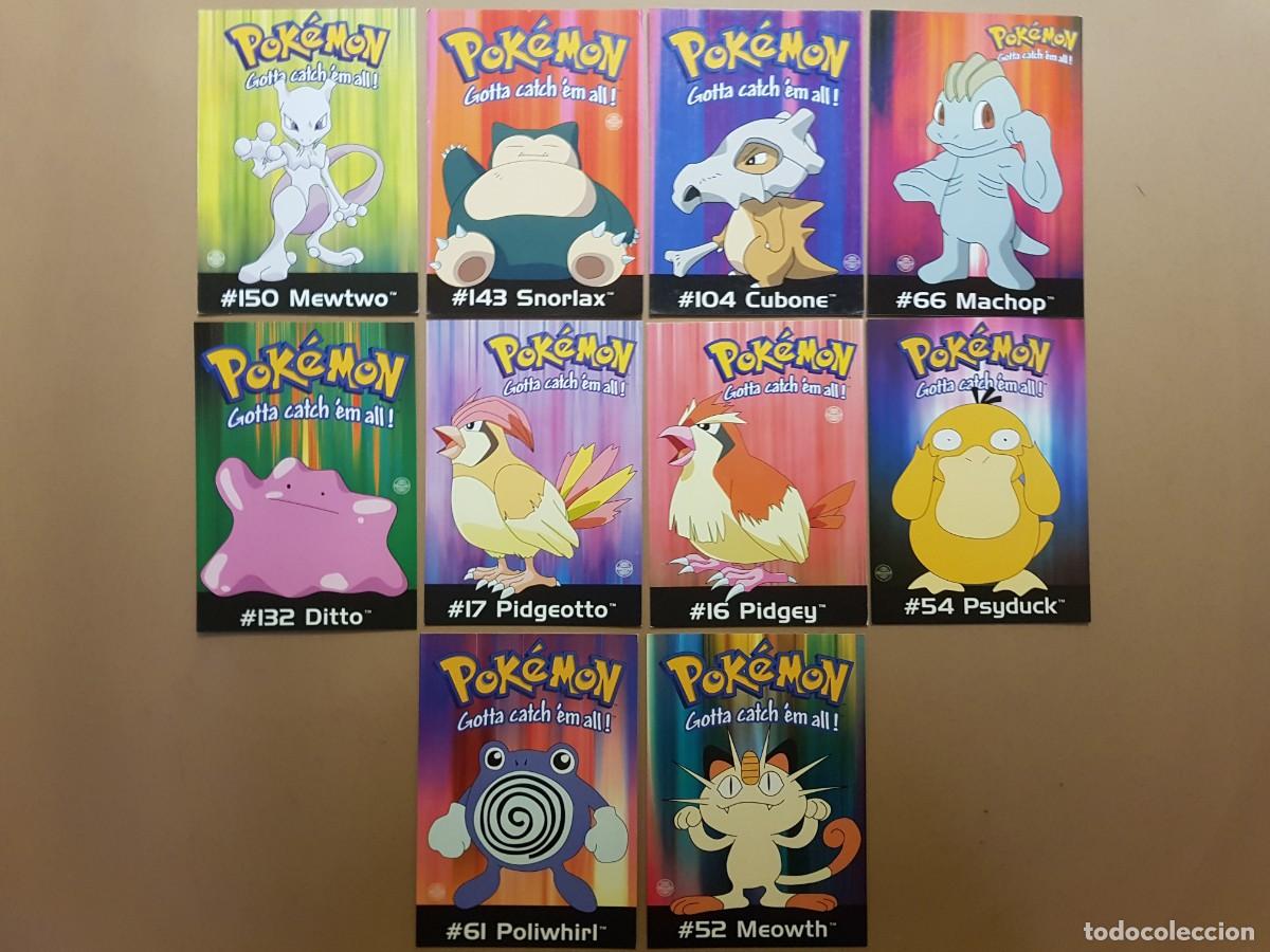 Postales: LOTE: 10 POSTALES POK&Eacute;MON - N&ordm; 3 - MEDIDAS: 15CMX10,5CM CADA UNO
