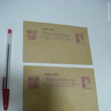 Postales: LOTE 2 POSTALES PERIODO REPUBLICA GUERRA CIVIL SIN USAR ( 24 - 2 )