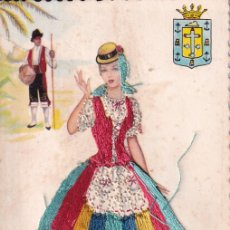 Cartoline: POSTAL BORDADA TENERIFE CANARIAS