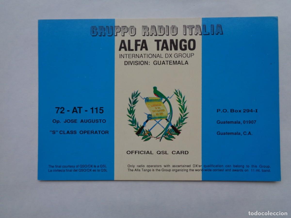 Postales: POSTAL DE RADIOAFICIONADO DE GUATEMALA - Foto 1