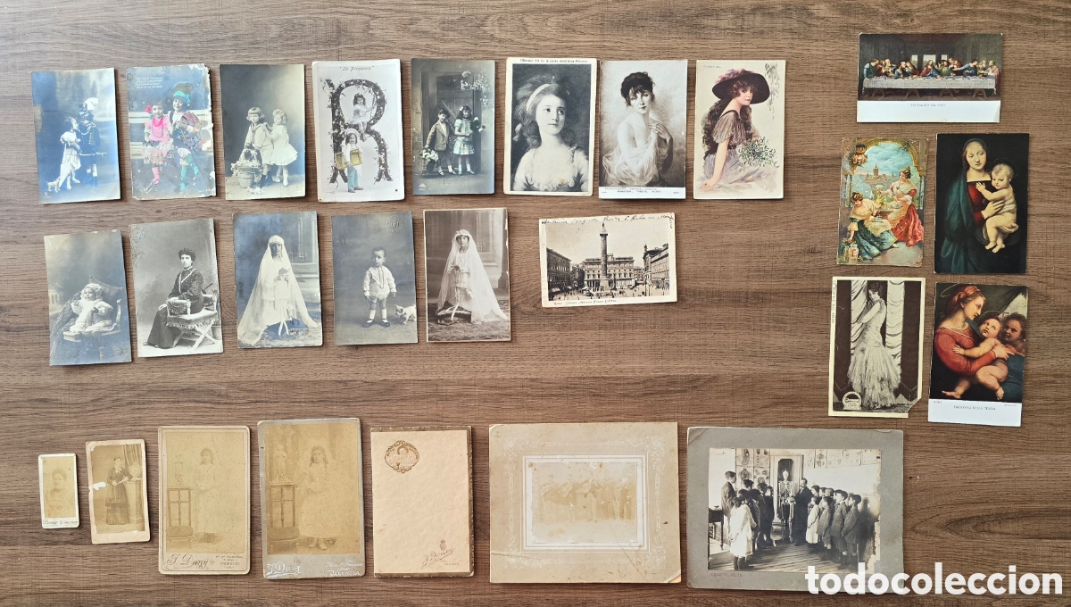 Postales: Lote postales antiguas - Foto 1