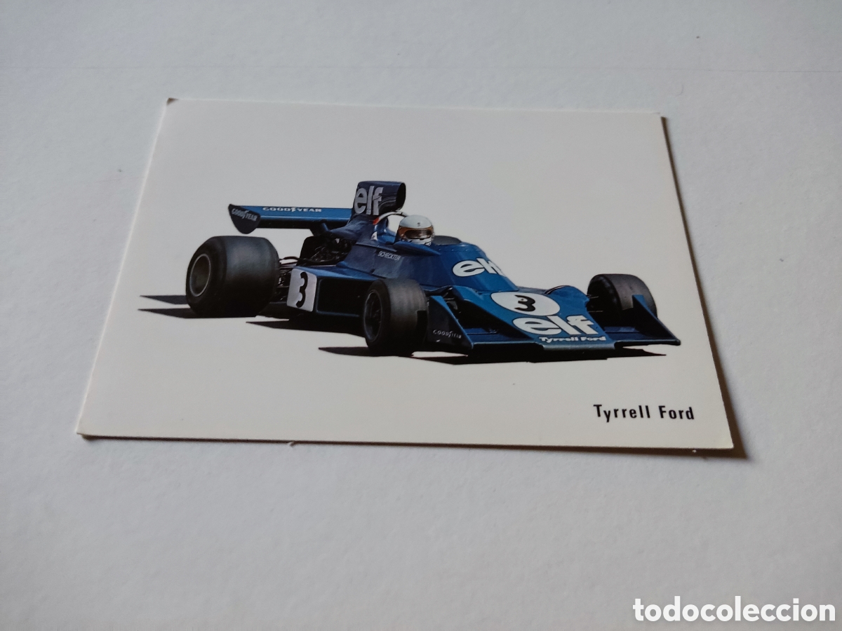 Postales: Postal La Caja de Pensiones para la vejez y de Ahorros,coche formula 1