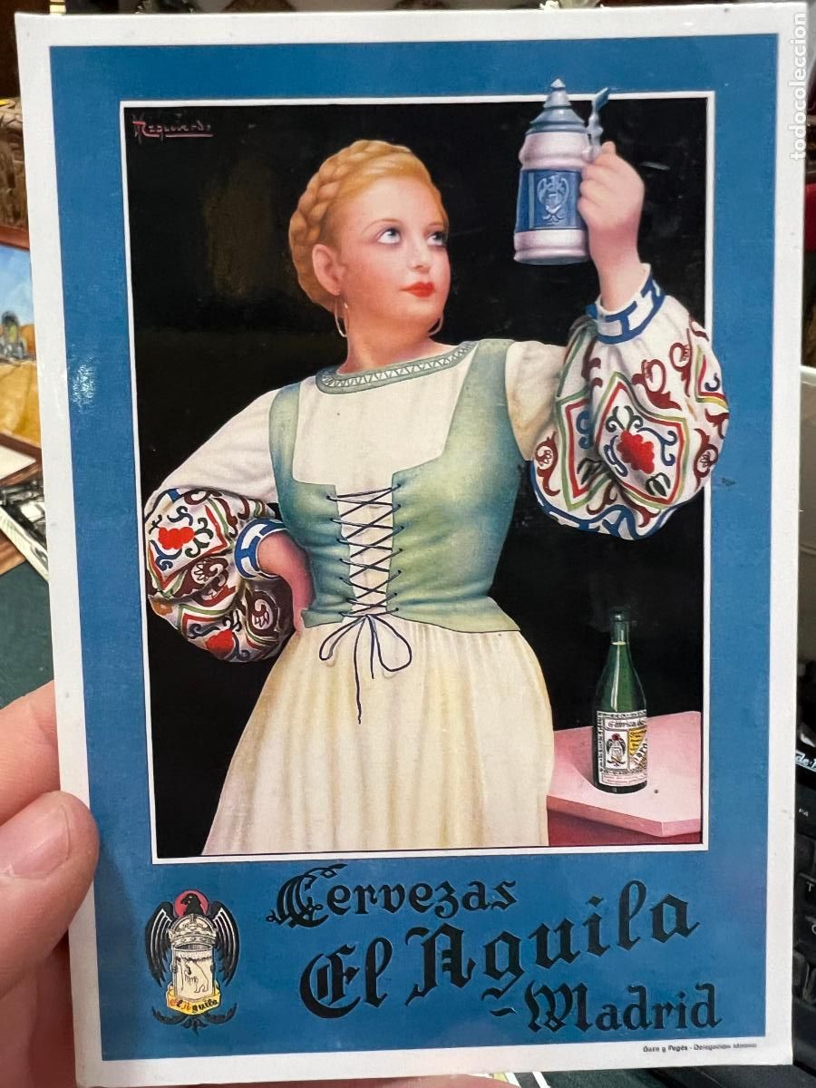 Postales: POSTAL PUBLICIDAD CERVEZAS EL AGUILA - Foto 1