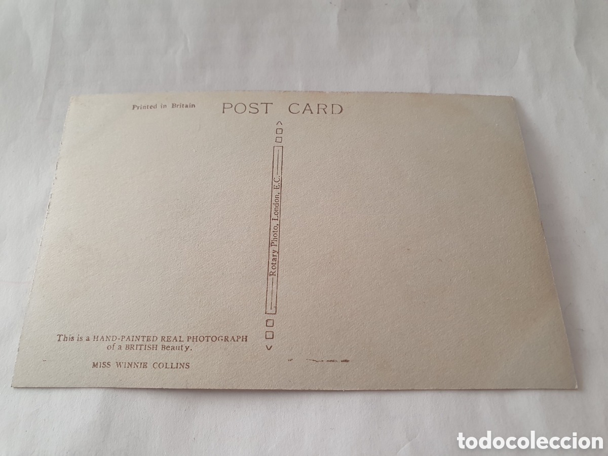 Postales: Postal coloreada mujer con perro. (L85) - Foto 2