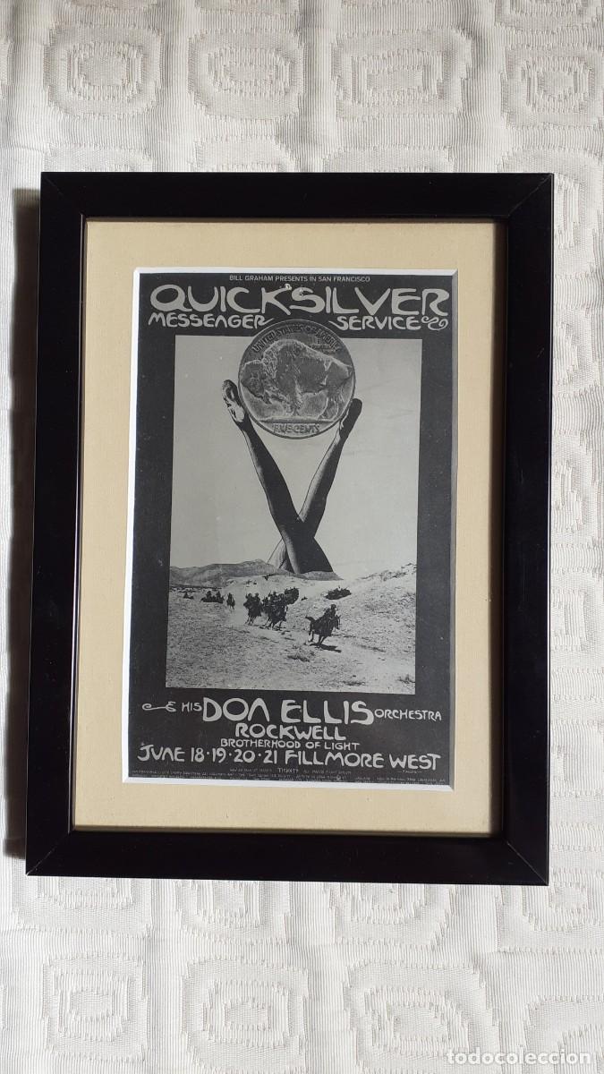 Postales: postal enmarcada QUICKSILVER MESSENGER SERVICE Fillmore - Foto 1